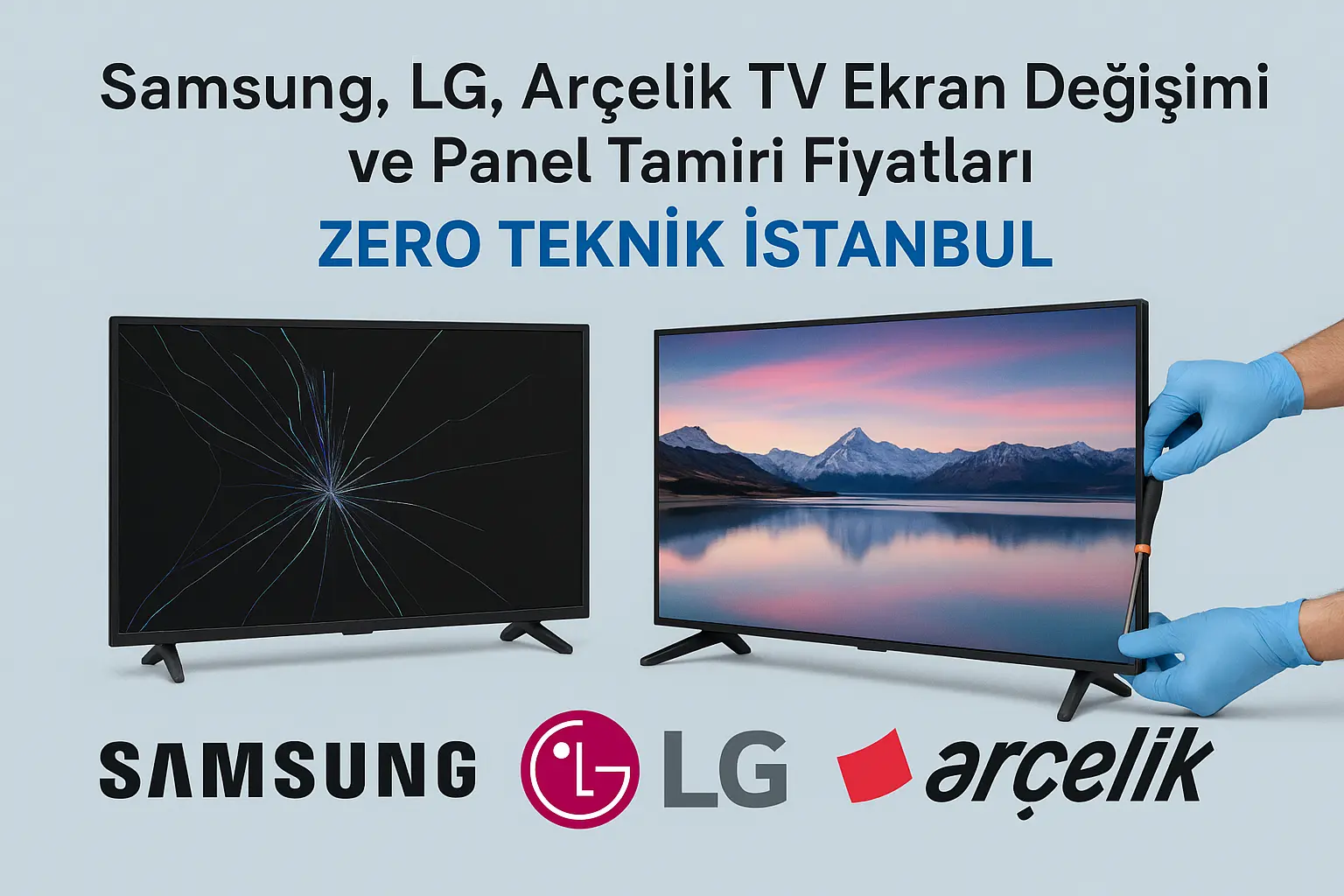 Samsung, LG, Arçelik, TV Ekran Değişimi ve Panel Fiyatları
