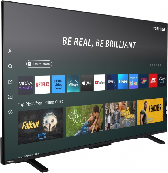 Toshiba 55QV2363DT 4K Ultra HD 55'' 140 Ekran Uydu Alıcılı Smart QLED TV