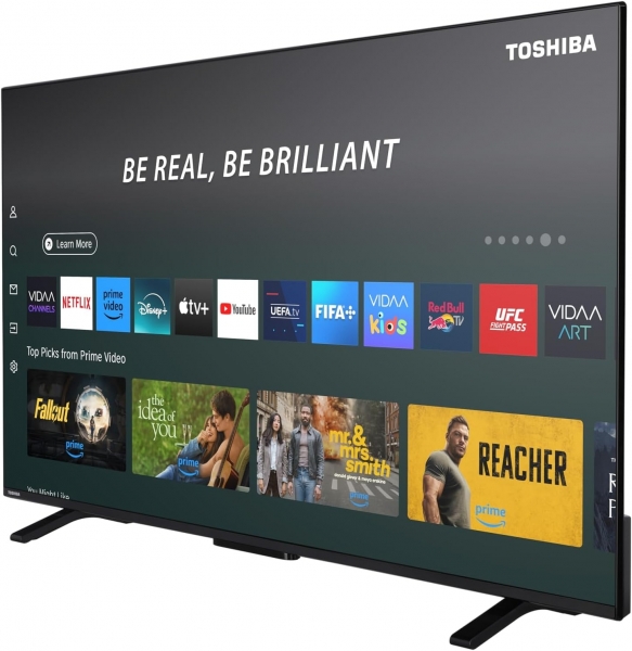 Toshiba 55QV2363DT 4K Ultra HD 55'' 140 Ekran Uydu Alıcılı Smart QLED TV