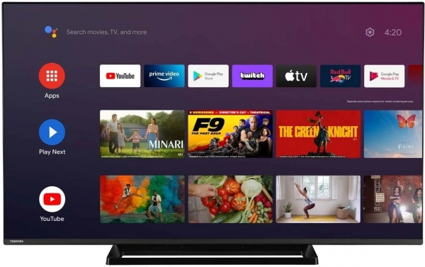 Toshiba 55UA3E63DT 4K Ultra HD 55" 140 Ekran Uydu Alıcılı Android Smart LED TV