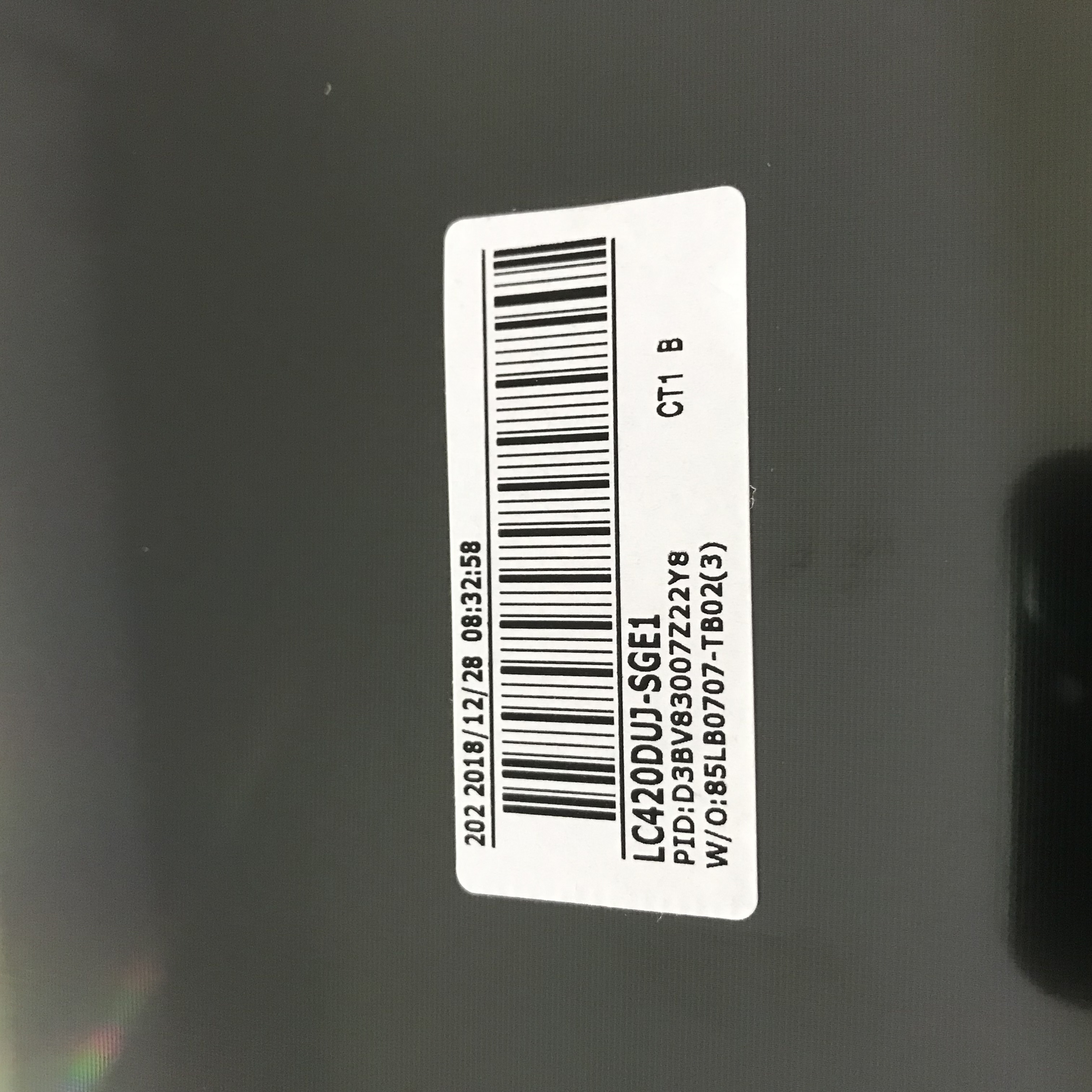 LC420DUJ-SGE1 TV PANEL (OPENCELL)